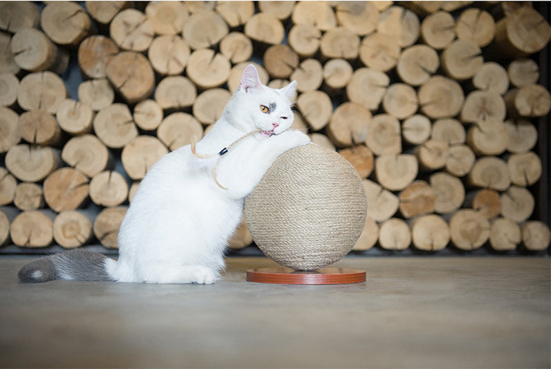Woven Rope Ball Cat Scratcher