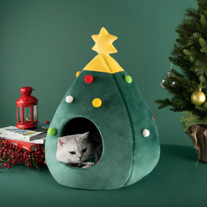 Christmas Lantern Cat House